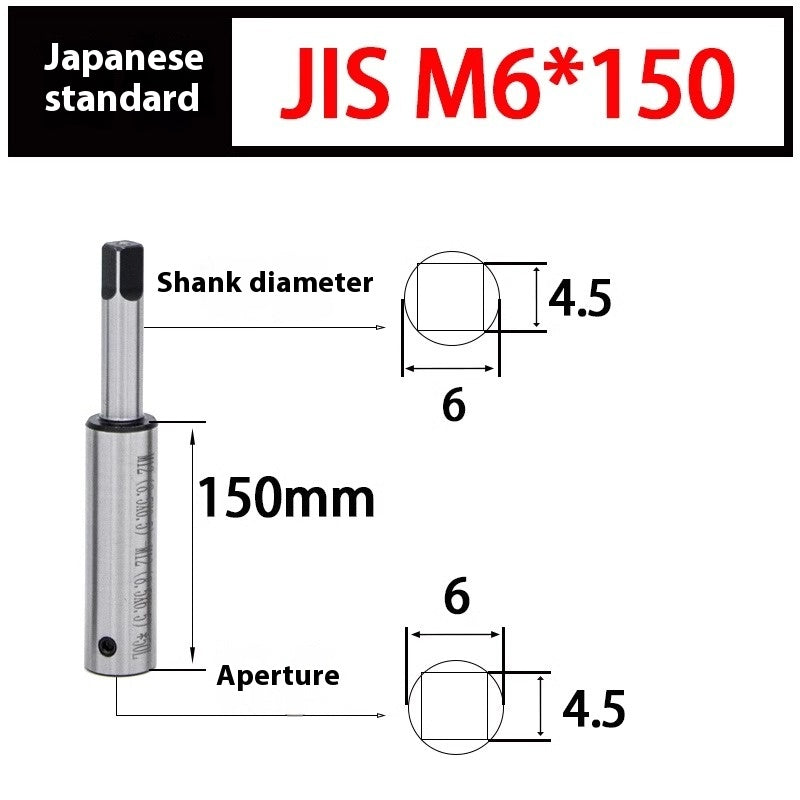 2090-Tapping extension rod Tapping extension rod Tapping extension rod Tapping national standard Japanese standard M3 M4M5M68 adapter deep hole tapping Shandong Denso Pricision Tools Co.,Ltd.